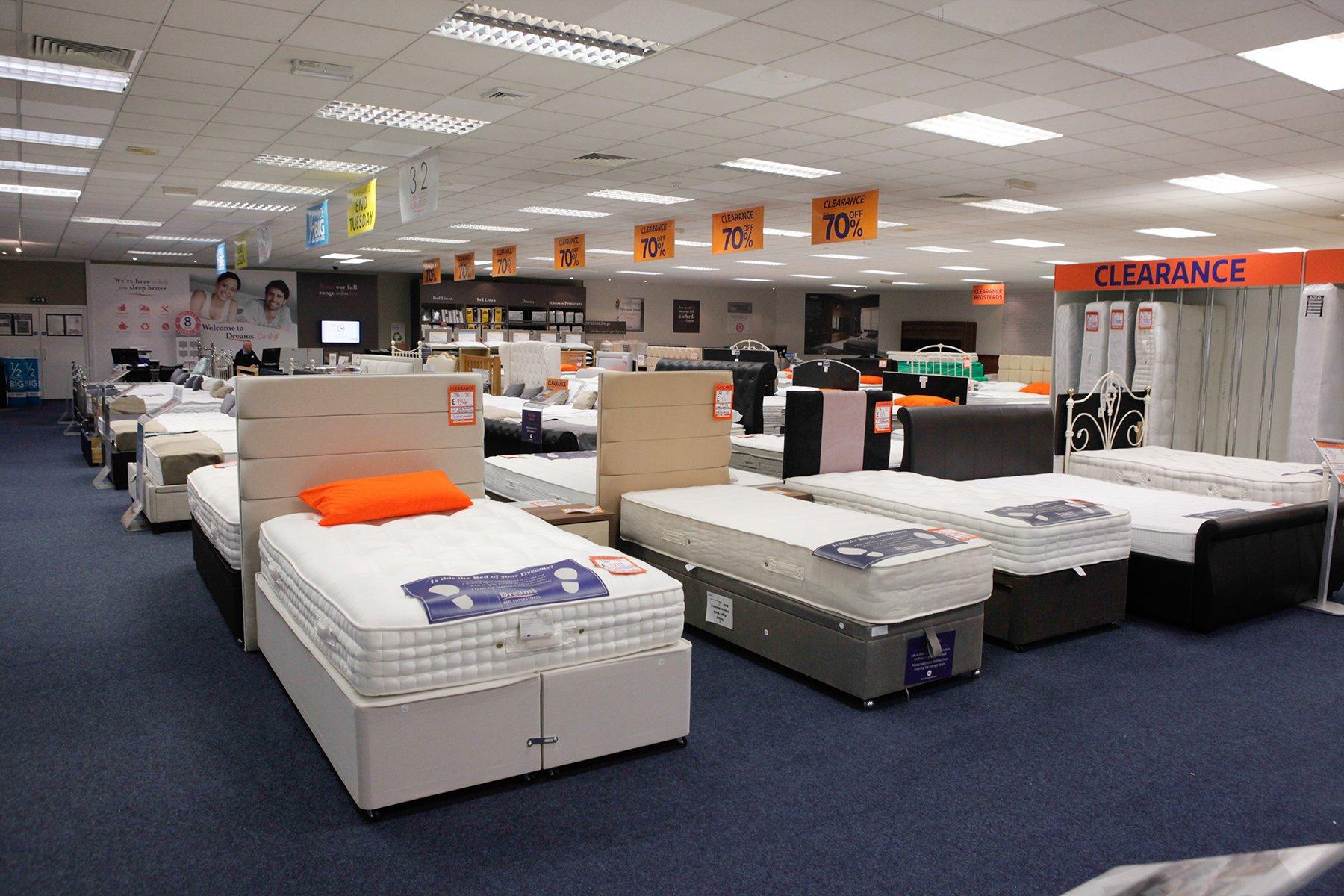 Dreams Store in Cardiff Penarth Road Beds, Mattresses & Furniture